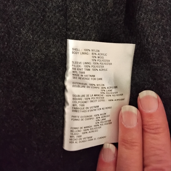 Michael Michael Kors Black Quilted Zip Front Jacket New Women’s Large - Picture 8 of 8